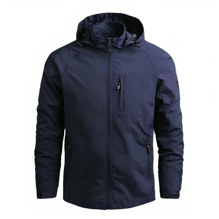 Herren Windbreaker Mit Kapuze Für Outdoor-Aktivitäten, Atmungsaktiv &amp; Wasserdicht 0