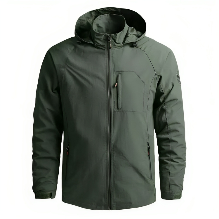Herren Windbreaker Mit Kapuze Für Outdoor-Aktivitäten, Atmungsaktiv &amp; Wasserdicht 2