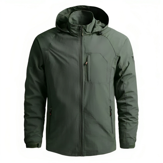 Herren Windbreaker Mit Kapuze Für Outdoor-Aktivitäten, Atmungsaktiv &amp; Wasserdicht 2