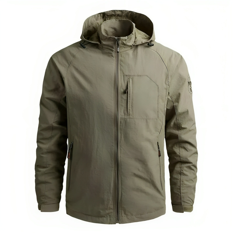 Herren Windbreaker Mit Kapuze Für Outdoor-Aktivitäten, Atmungsaktiv &amp; Wasserdicht 3