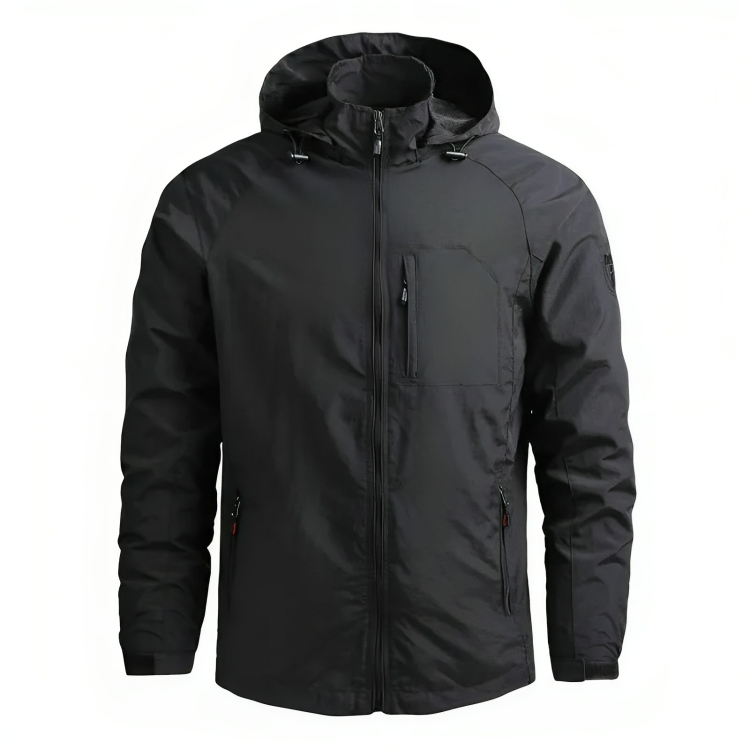 Herren Windbreaker Mit Kapuze Für Outdoor-Aktivitäten, Atmungsaktiv &amp; Wasserdicht 4