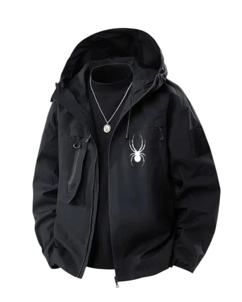 Herren Windjacke mit Kapuze für Outdoor-Aktivitäten 0