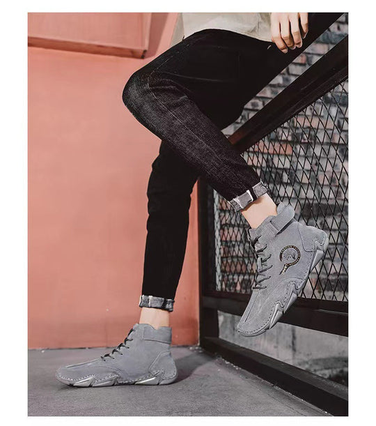 Herren Winterstiefel Bequem für Aktive Tage mit Gepolsterter Sohle 4