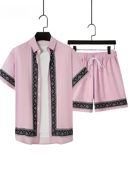 Herren Zweiteiliges Set Boho Stil 1