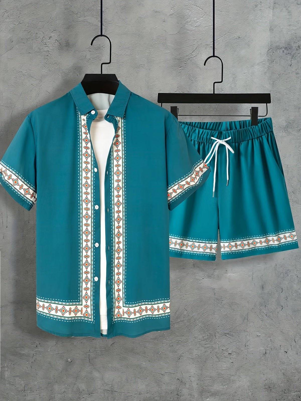 Herren Zweiteiliges Set Boho Stil 4