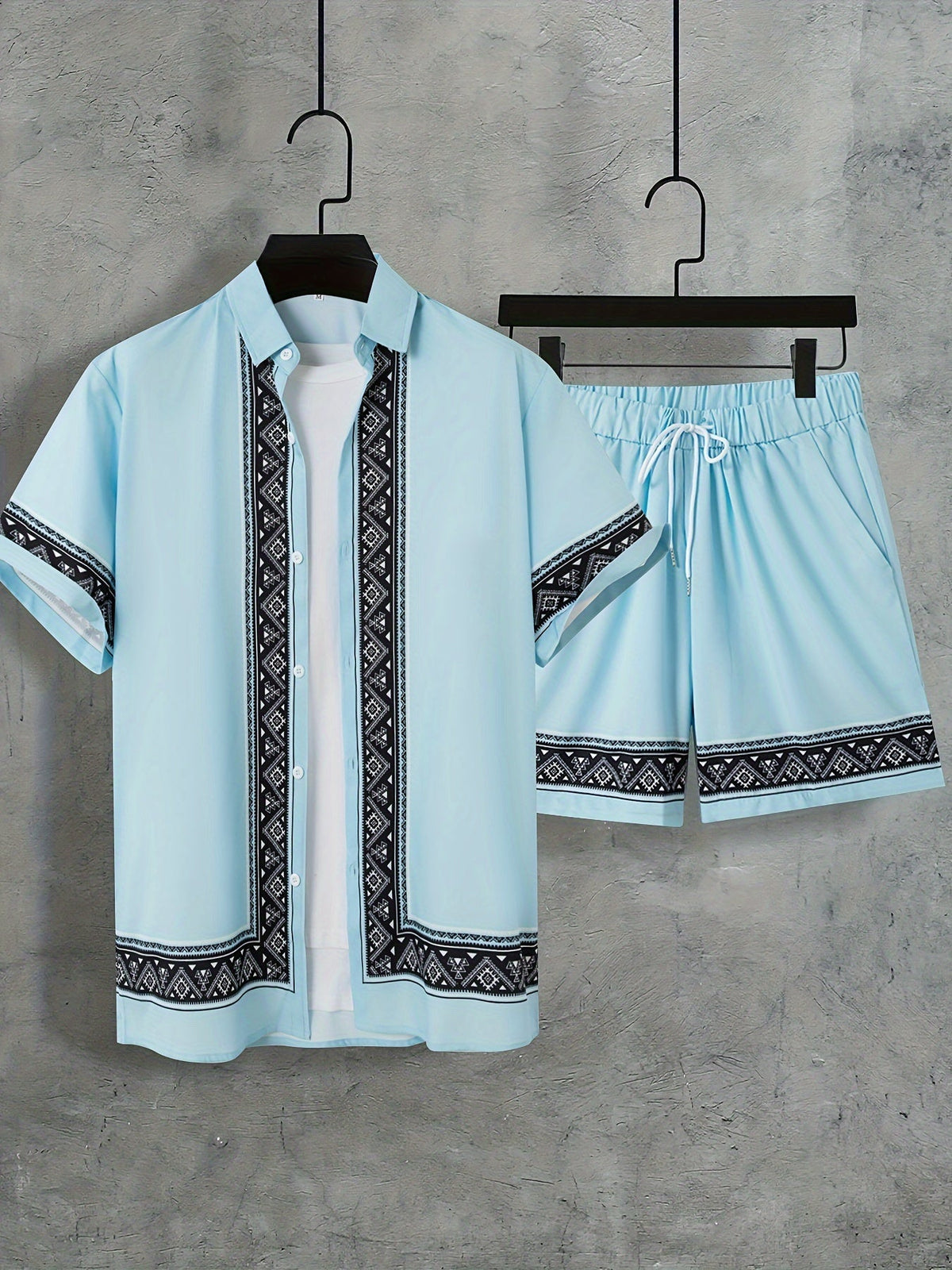 Herren Zweiteiliges Set Boho Stil 8