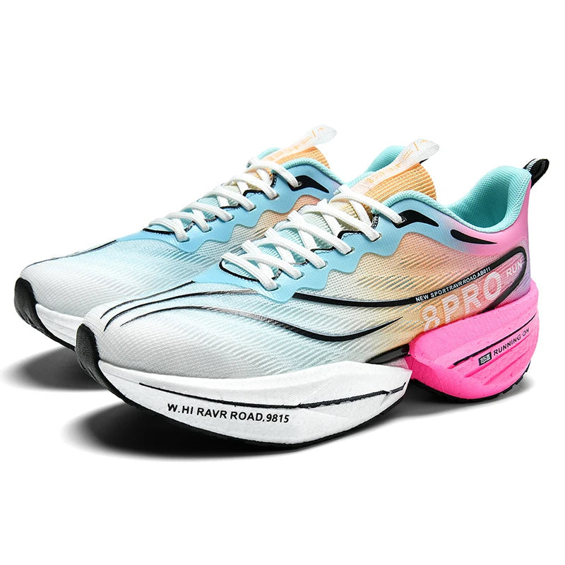 Herren und Damen Marathon Laufschuhe Atmungsaktives Air Mesh mit Carbonplatte 7