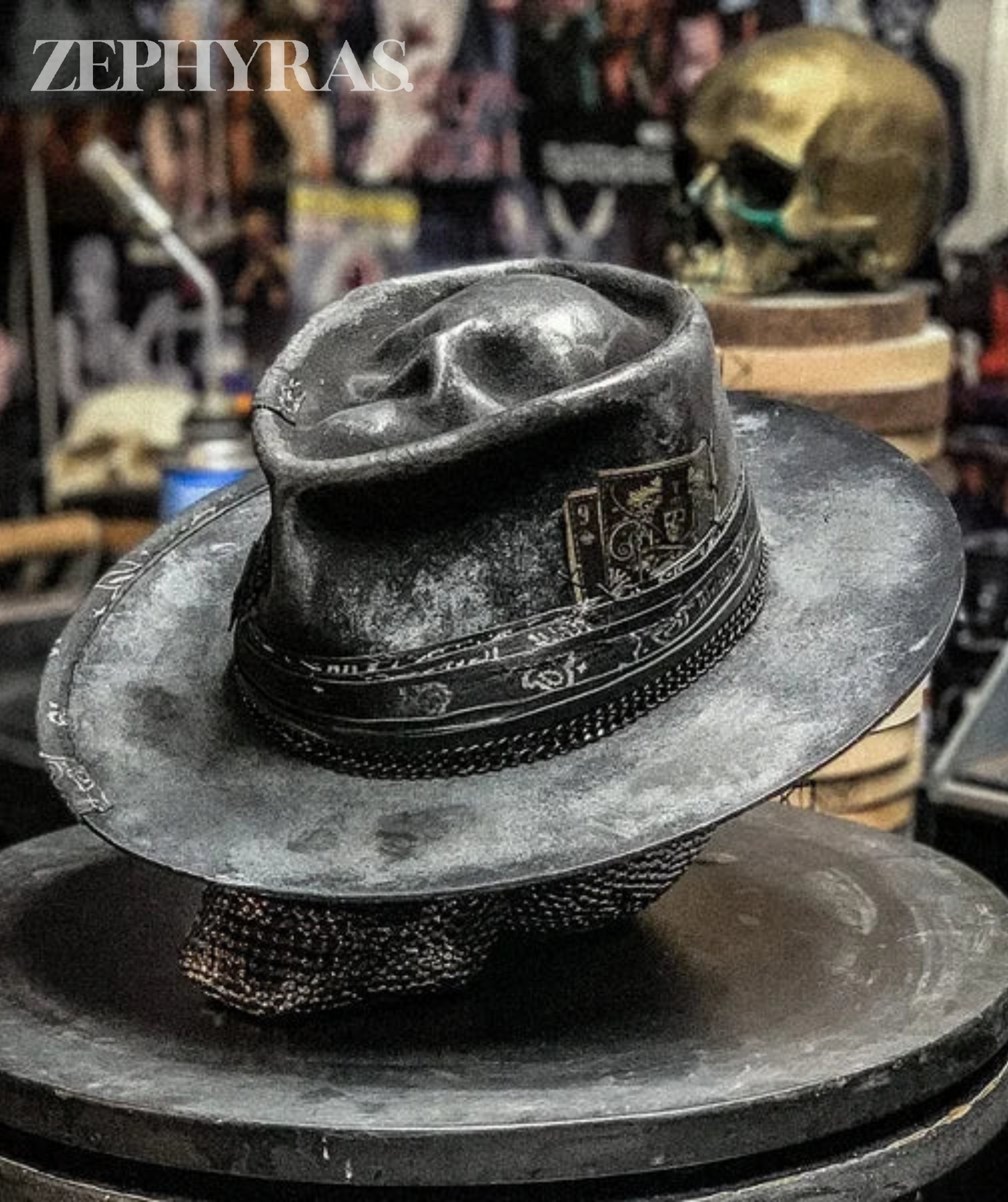 Herren und Damen Totenkopf-Hut Trendy 6