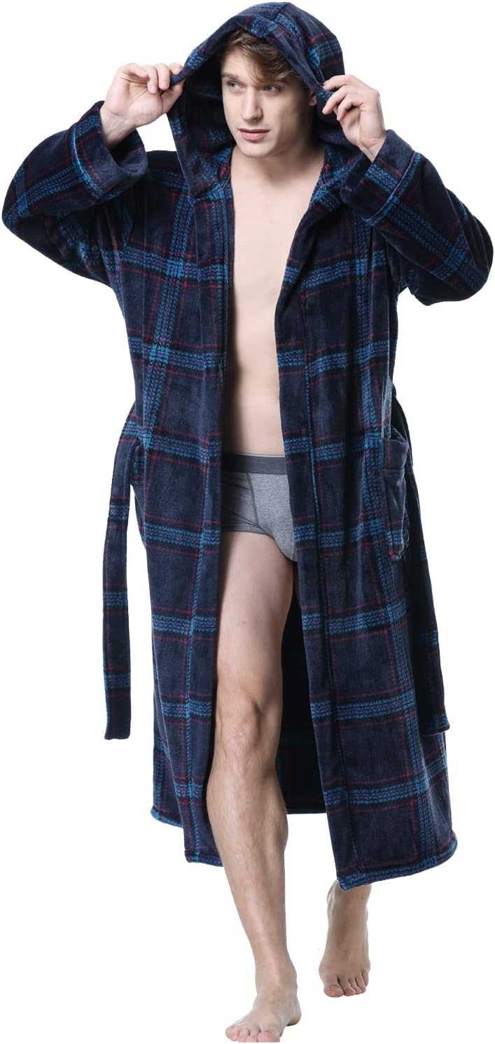 Herrenbademantel mit Kapuze für entspannte Tage 7