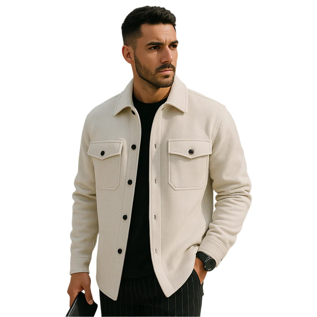 Herrenjacke Casual Baumwolle Atmungsaktiv für Frühling/Sommer 0