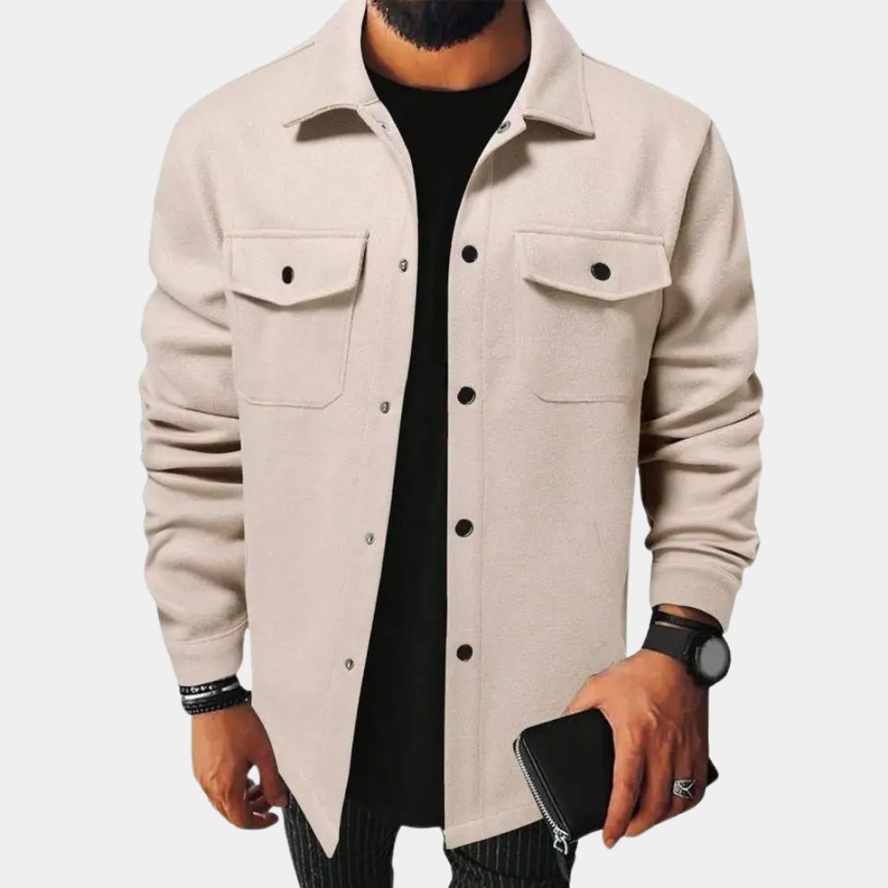 Herrenjacke Casual Baumwolle Atmungsaktiv für Frühling/Sommer 3