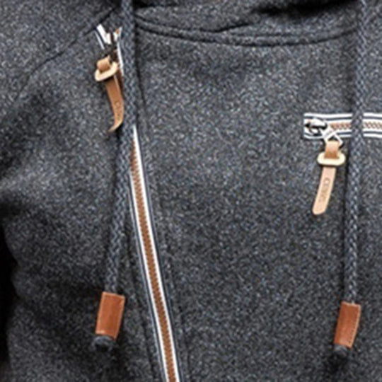 Herrenjacke Kapuzenjacke Mit Reißverschluss Für Freizeit Und Alltag 1