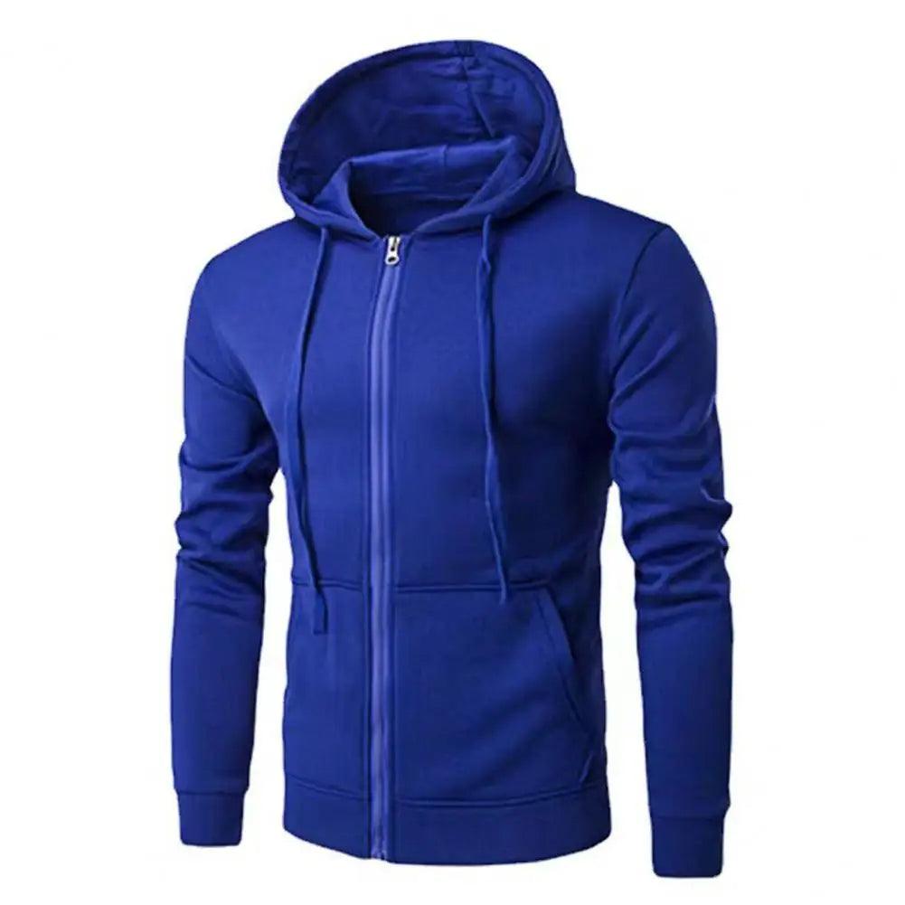 Herrenjacke Kapuzenjacke mit Reißverschluss für Herbst und Winter 5