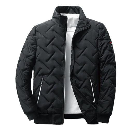 Herrenjacke Winter Warm Mit Stil und Praktischen Taschen 0