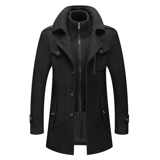 Herrenjacke Winter Zweiteilig Warm Hochwertige Materialien 0