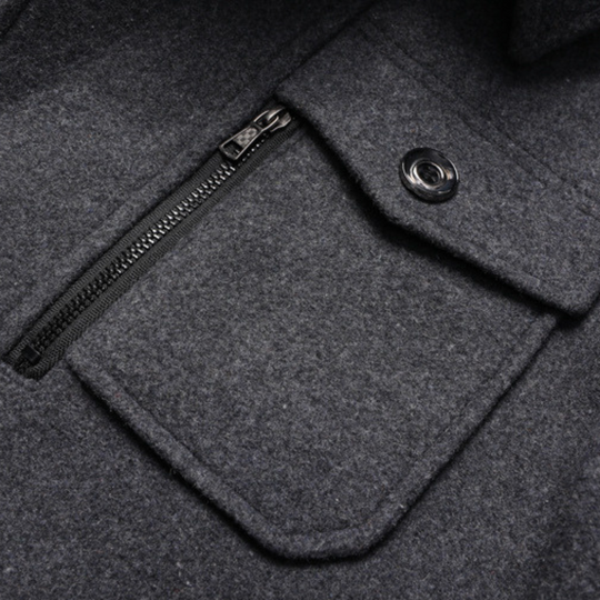 Herrenjacke Winter Zweiteilig Warm Hochwertige Materialien 4