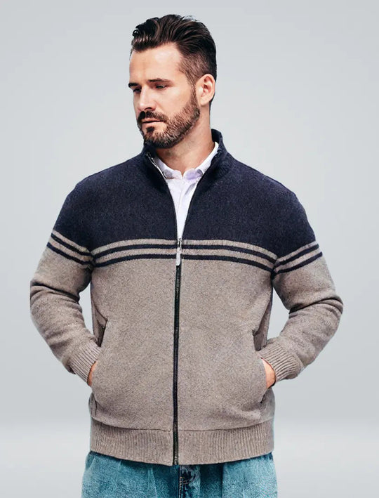 Herrenpullover Klassisch Minimalistisch Runder Halsausschnitt 1