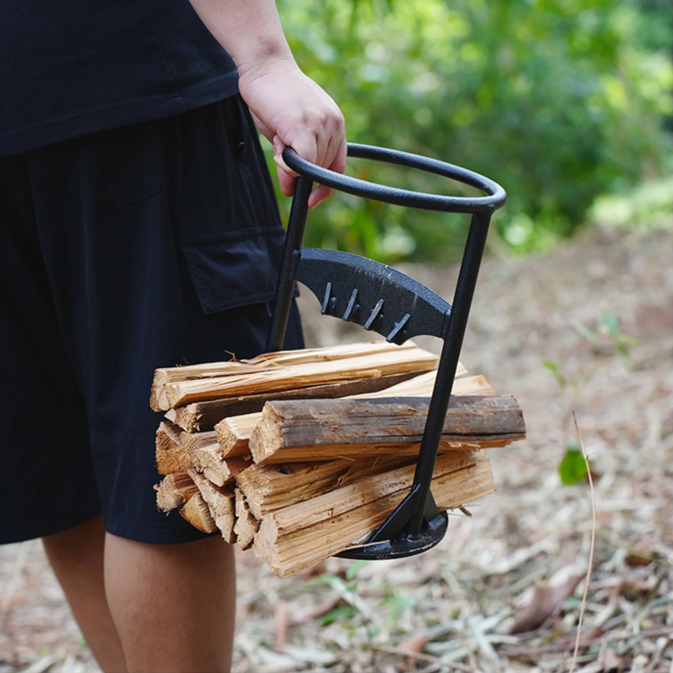 Holzspaltkeil für Effizientes Spalten von Holz, Robuste Stahlkonstruktion, Integriertes Messer 1