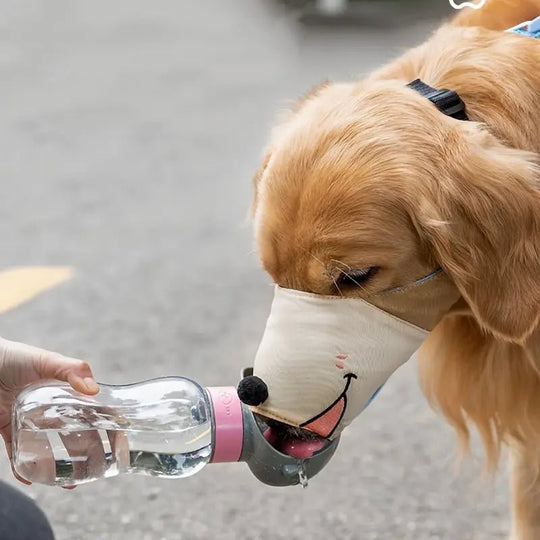Hunde Maulkorb Verstellbar im Verspielten Cartoon Design für Hunde 2