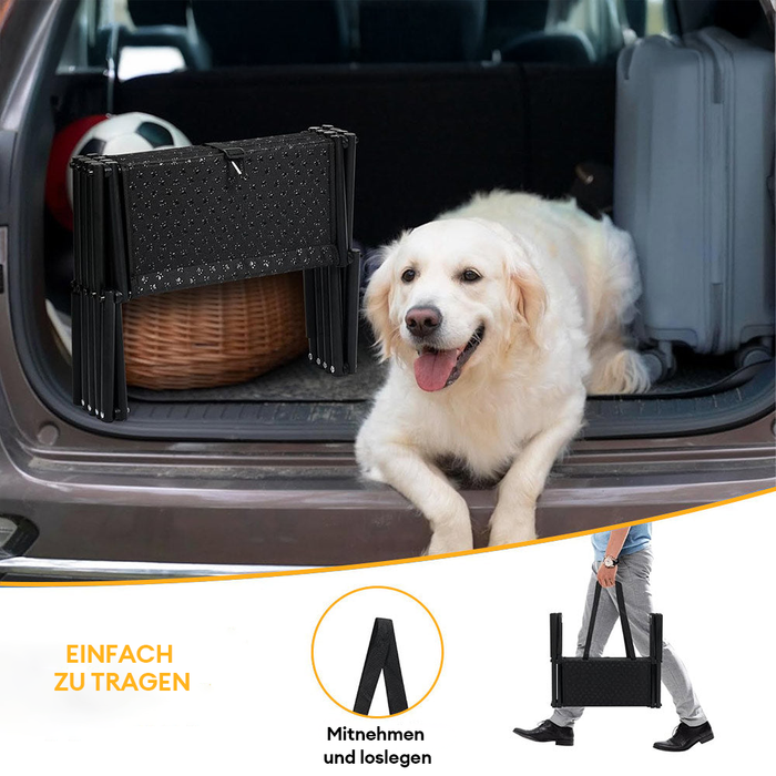 Hundeautotreppe Klappbar für sicheres Ein- und Aussteigen 3