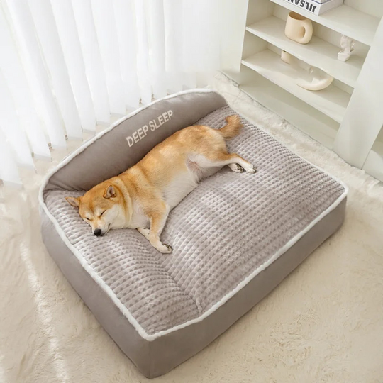 Hundebett XXL Für Große Hunde - Warmes Und Gemütliches Hundekörbchen Mit Stil 0