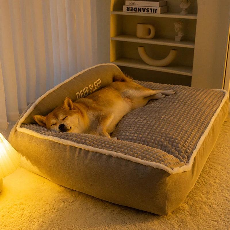 Hundebett XXL Für Große Hunde - Warmes Und Gemütliches Hundekörbchen Mit Stil 1