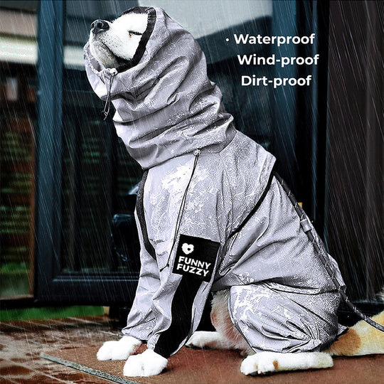 Hundemantel Wasserdicht Reflektierend für Hunde – Regenmantel mit Komfort und Sichtbarkeit 6
