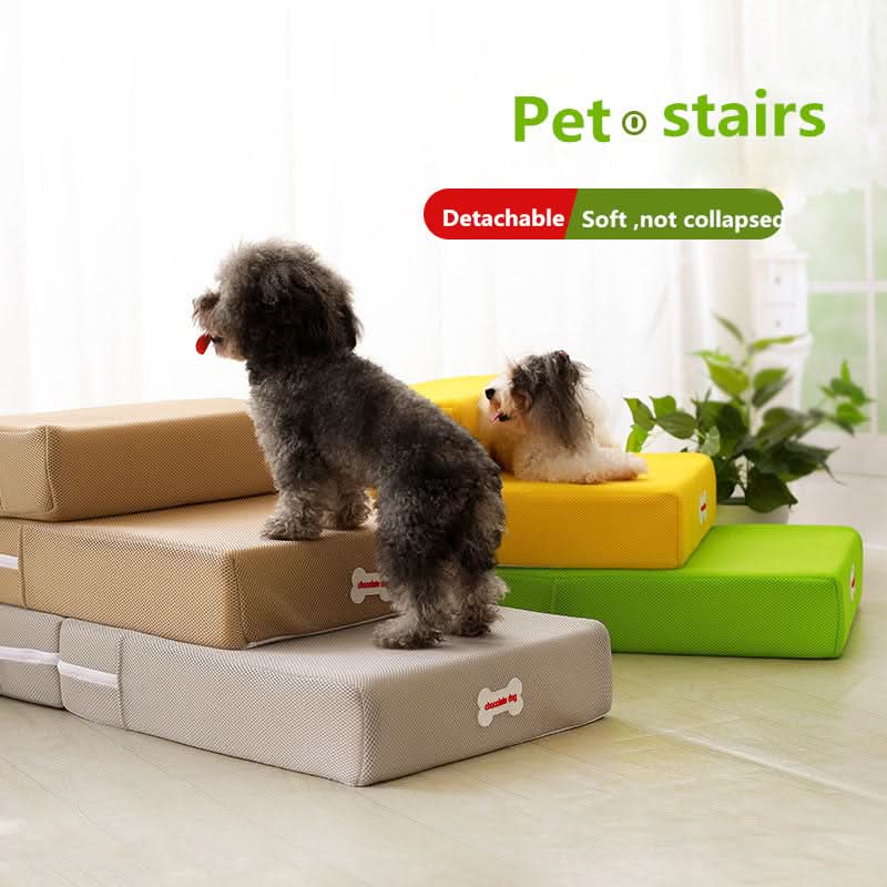 Hundetreppe für Hunde mit Rutschfesten Stufen – Treppe für Haustiere, Ideal für Sofa und Bett 3