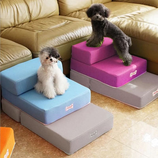 Hundetreppe für Hunde mit Rutschfesten Stufen – Treppe für Haustiere, Ideal für Sofa und Bett 4