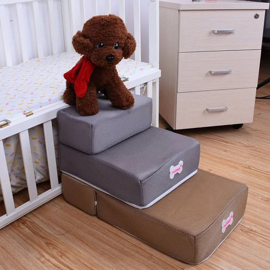 Hundetreppe für Hunde mit Rutschfesten Stufen – Treppe für Haustiere, Ideal für Sofa und Bett 5