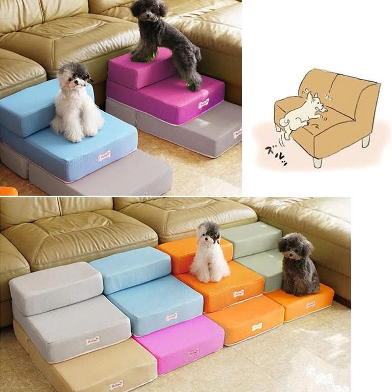 Hundetreppe für Hunde mit Rutschfesten Stufen – Treppe für Haustiere, Ideal für Sofa und Bett 7