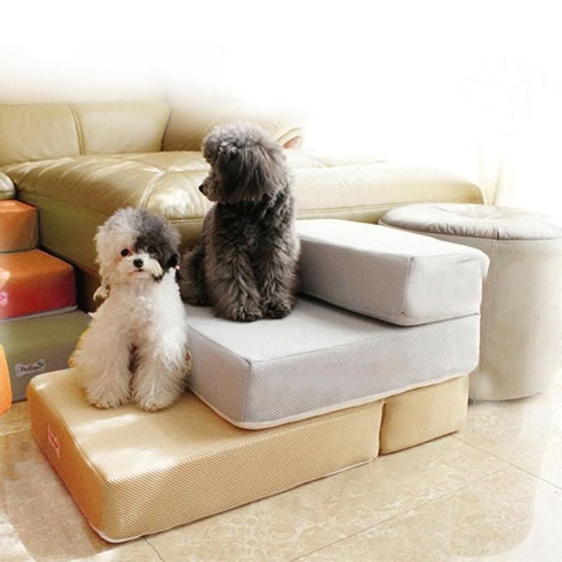 Hundetreppe für Kleine Hunde und Katzen, Rutschfeste Haustiertreppe für Sofa und Bett 1