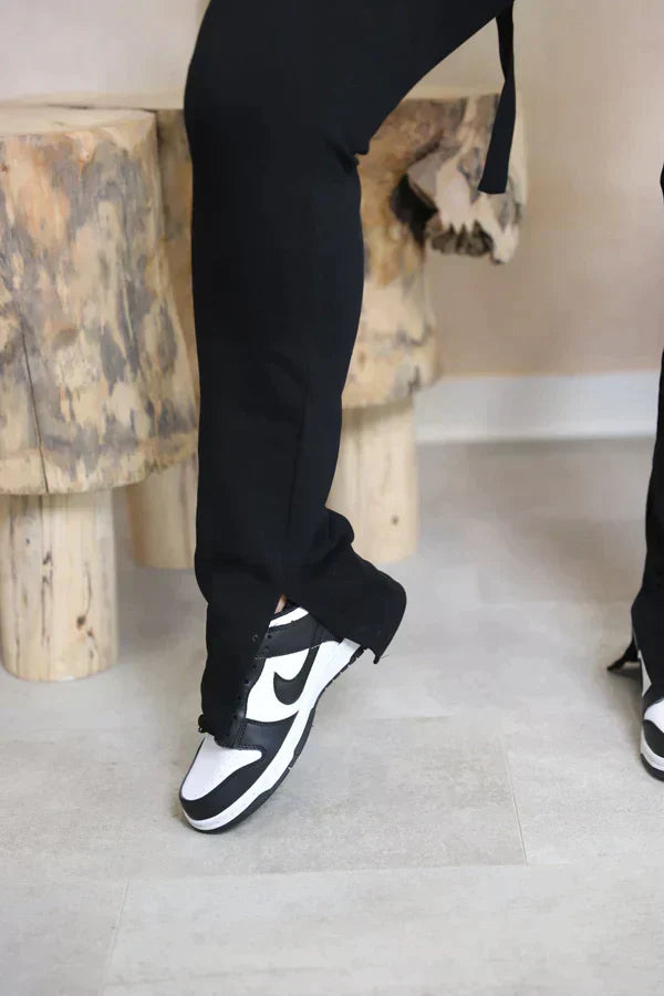 Damen Sporthosen Bequeme Baumwoll-Elastan-Mischung für Fitness und Freizeit 5