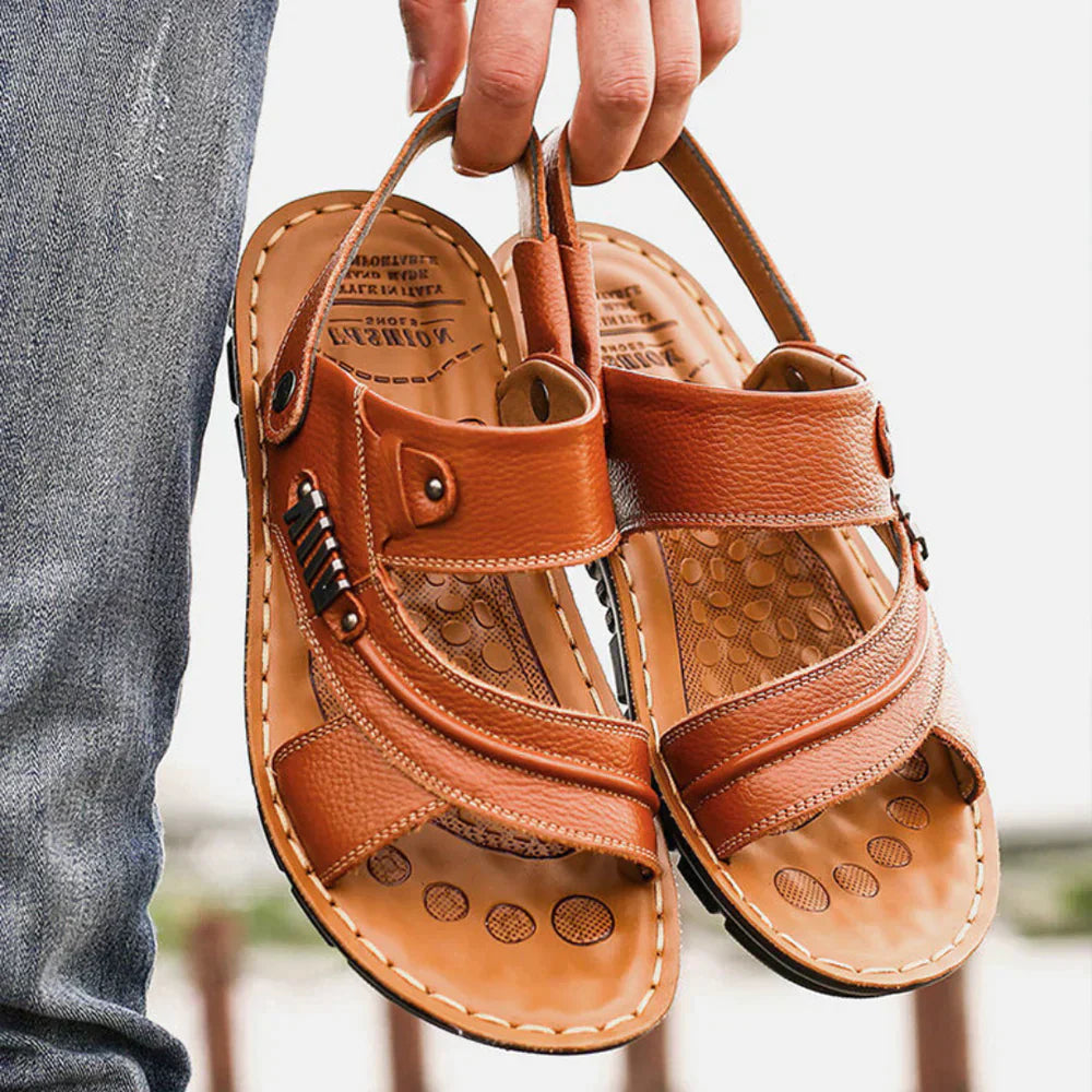 Herren Sandalen Ergonomisches Design Atmungsaktive Materialien Komfortable Freizeit-Sandalen-1
