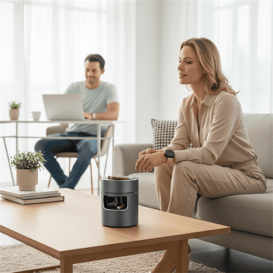 Intelligenter Aschenbecher Mit USB Luftreinigungssystem Für Draußen 2