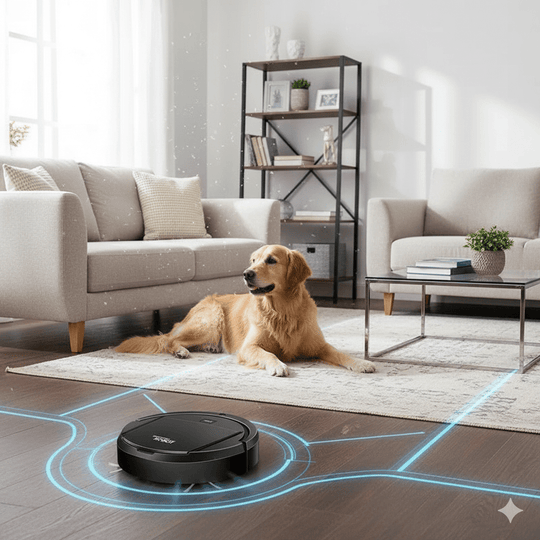 Intelligenter Saugroboter mit HEPA-Filter und Leiser Reinigung für Hartböden und Teppiche 1
