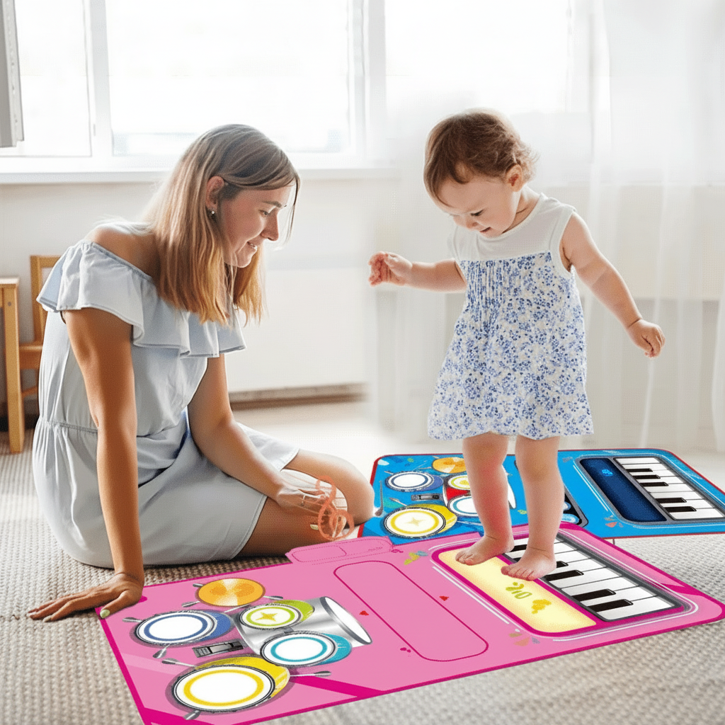 Interaktive Musikmatte für Kinder mit 5 Instrumenten und Rutschfestem Design 1