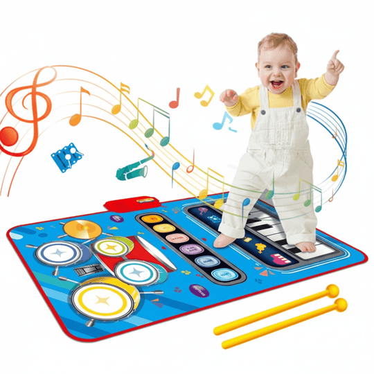 Interaktive Musikmatte für Kinder mit 5 Instrumenten und Rutschfestem Design 8