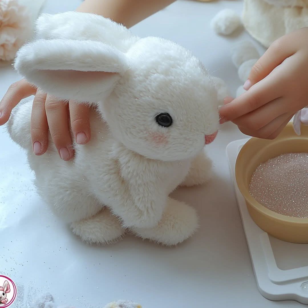 Interaktives Plüschspielzeug Hase für Kinder 4