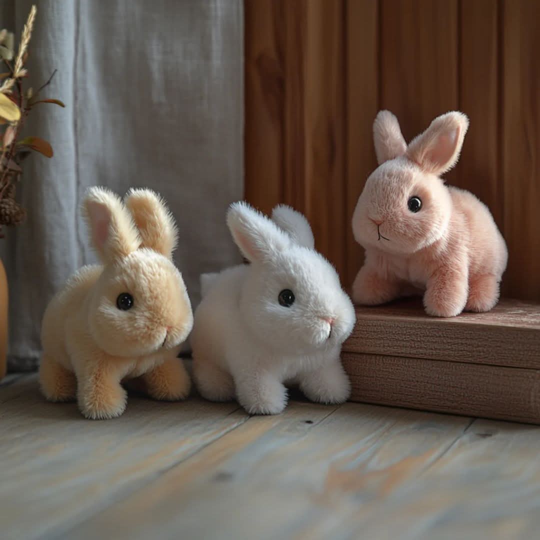 Interaktives Plüschspielzeug Hase für Kinder 5