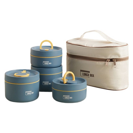 Isolierbox Lunchbox mit Tragetasche für Unterwegs, Thermobox mit Auslaufsicherem Design und Hervorragender Temperaturisolierung 17