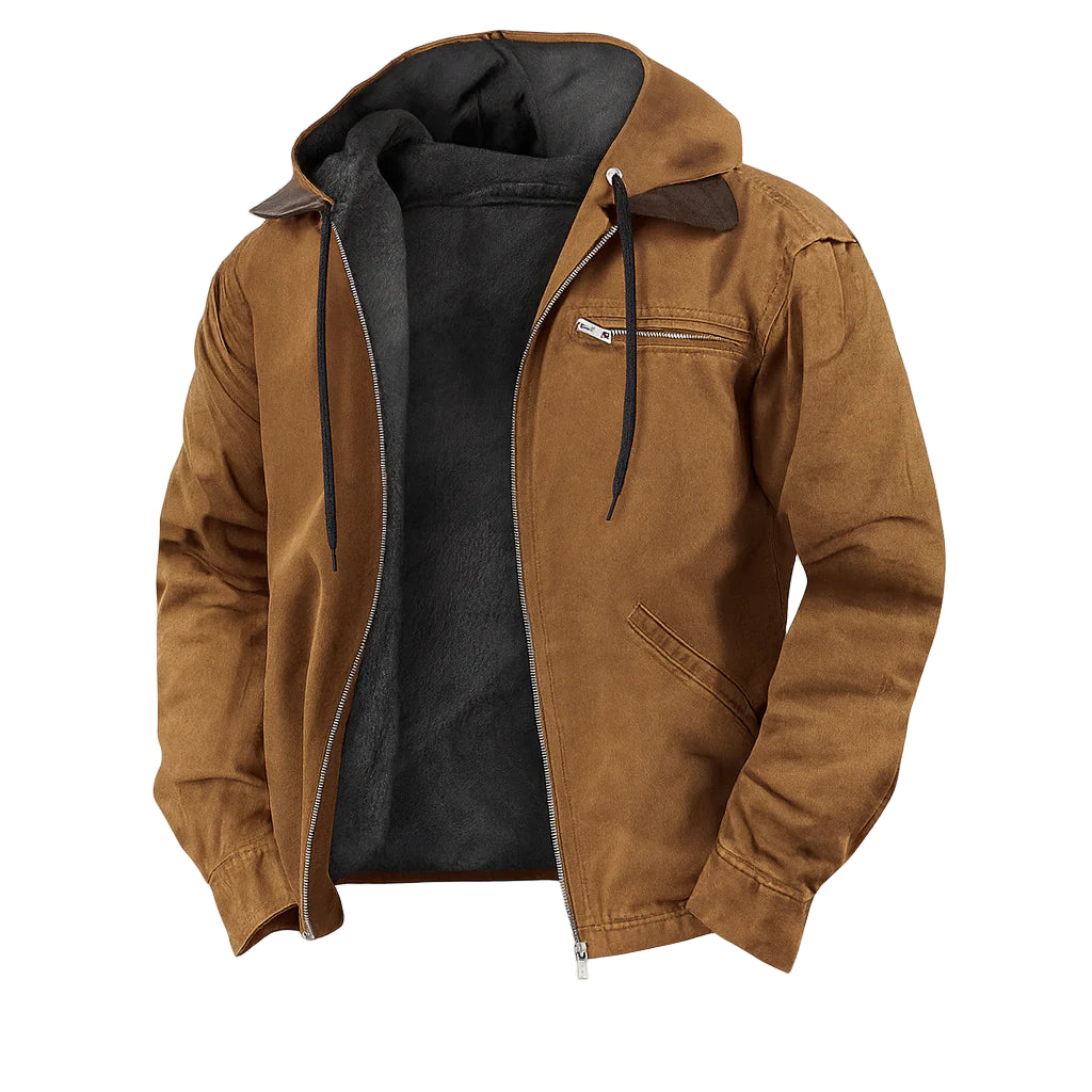 Herren Bomberjacke Winter Warmes Design