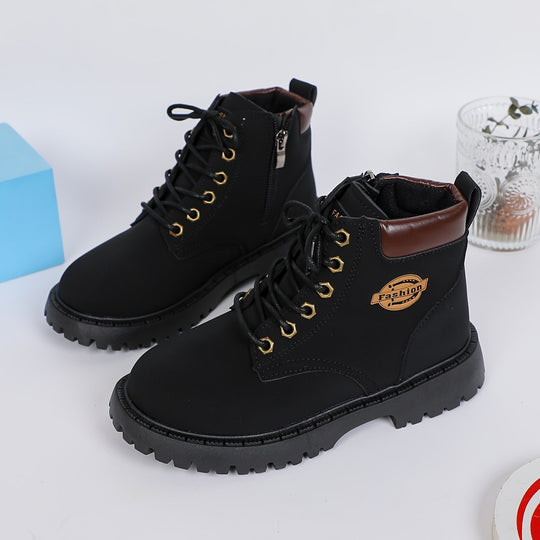 Jungen Stiefel mit Reißverschluss und rutschfester Sohle 6