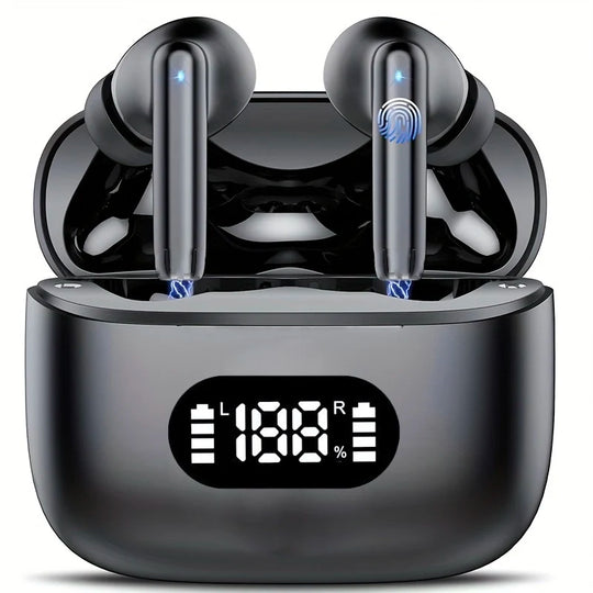 Kabellose Ohrhörer Bluetooth 5.3 mit 6 Mikrofonen – Beste In Ear Kopfhörer für Herren und Damen 0
