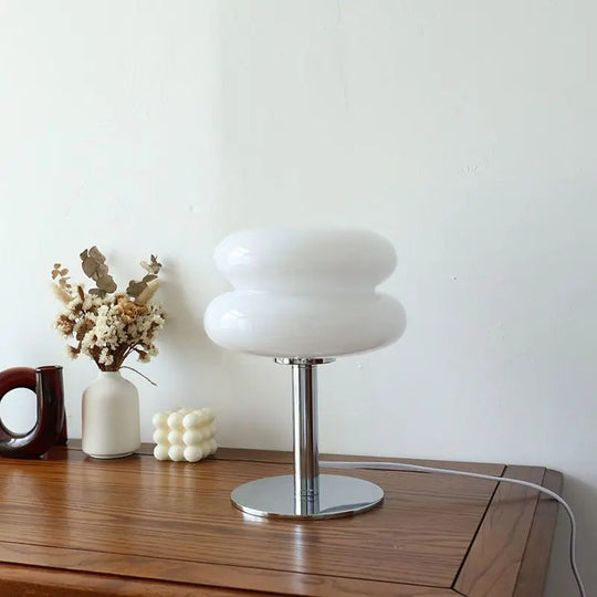 Kabellose Tischlampe Vintage Bauhaus Stil LED Dimmbar für Wohnzimmer und Büro 4