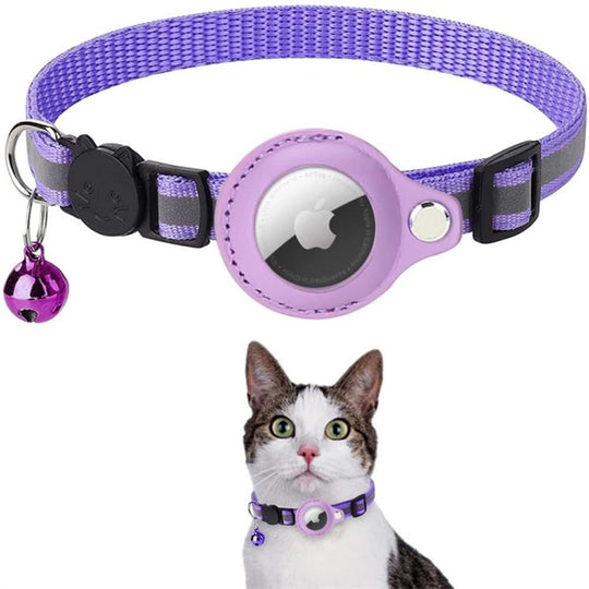 Katzen GPS Tracker Halsband mit reflektierenden Elementen 10