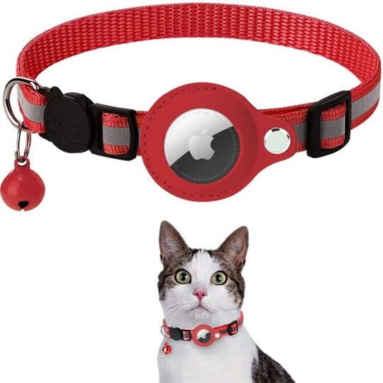 Katzen GPS Tracker Halsband mit reflektierenden Elementen 12