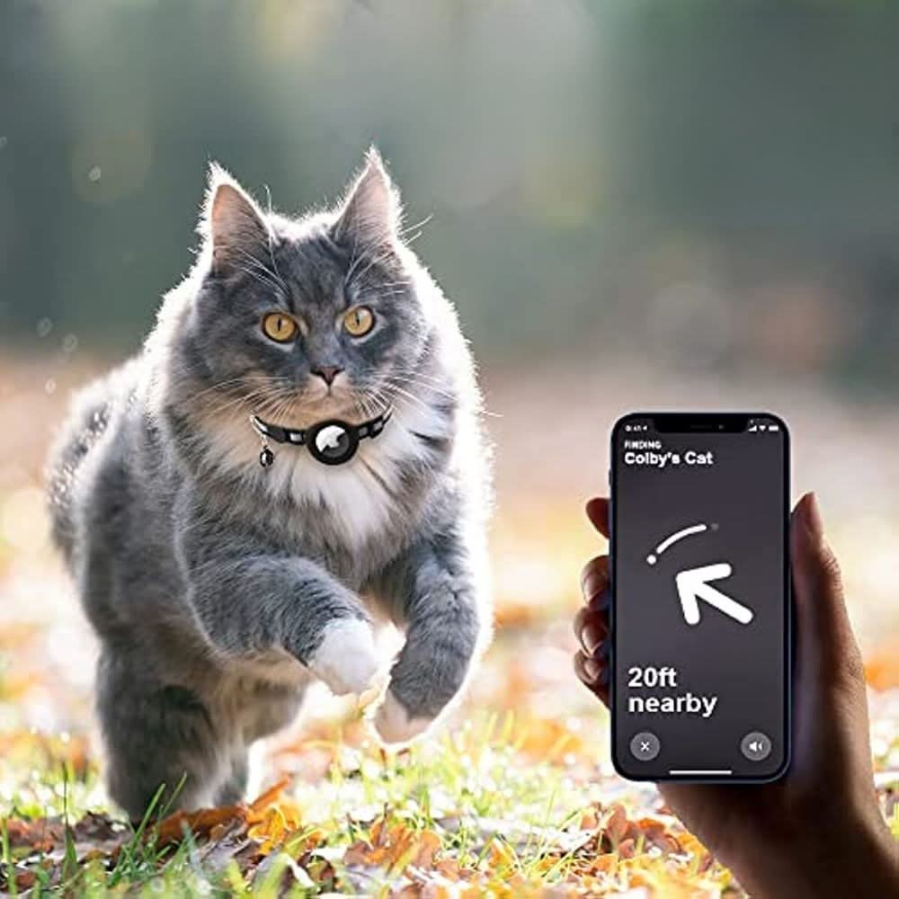 Katzen GPS Tracker Halsband mit reflektierenden Elementen 2