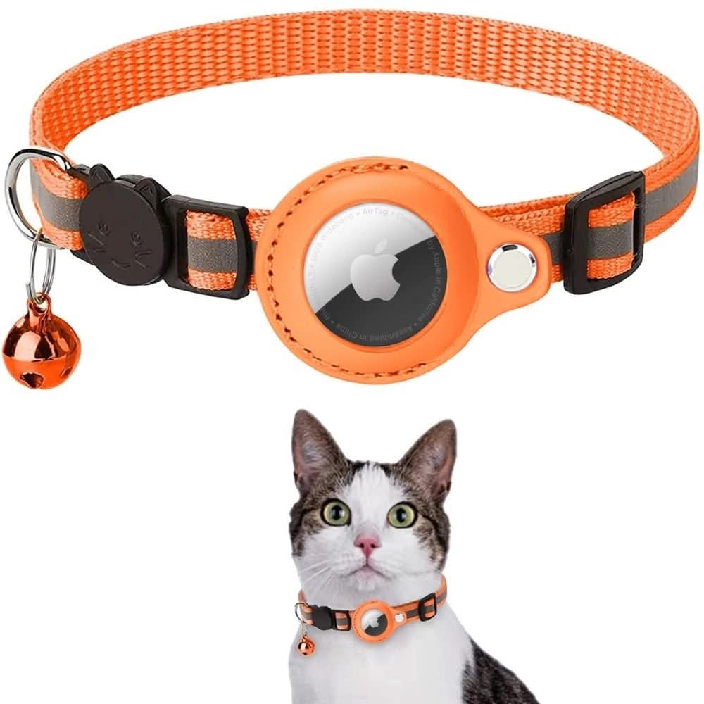 Katzen GPS Tracker Halsband mit reflektierenden Elementen 8