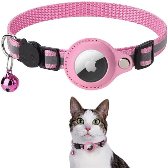 Katzen GPS Tracker Halsband mit reflektierenden Elementen 9